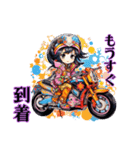 バイク女子ツーリング4（個別スタンプ：3）