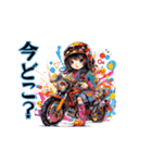 バイク女子ツーリング4（個別スタンプ：9）