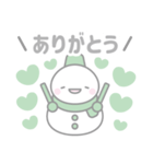 緑色スノーマン3【推し活・オタ活】（個別スタンプ：16）