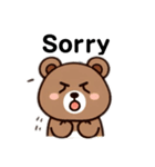 Bear-English（個別スタンプ：6）