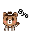 Bear-English（個別スタンプ：7）