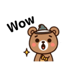 Bear-English（個別スタンプ：8）