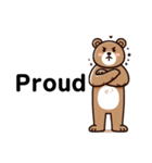 Bear-English（個別スタンプ：22）