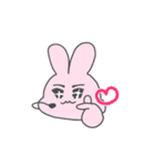 推し活KPOPうさぎ（個別スタンプ：40）