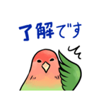 オパーリンコザクラインコ（個別スタンプ：4）