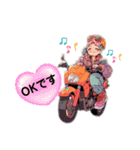 バイクLOVE  LIFE  ☆（個別スタンプ：2）