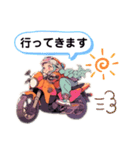 バイクLOVE  LIFE  ☆（個別スタンプ：5）