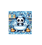 パンダドット絵2（個別スタンプ：11）