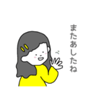 甘えん坊の女の子（個別スタンプ：35）