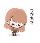 モノトーンLongちゃん・JK（個別スタンプ：29）