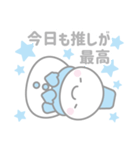 青色スノーマン3【推し活・オタ活】（個別スタンプ：40）