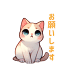 猫達と一緒に（個別スタンプ：3）