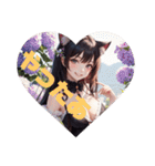可愛い猫娘たち❤️（個別スタンプ：10）