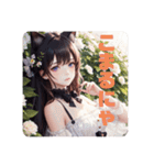 可愛い猫娘たち❤️（個別スタンプ：18）