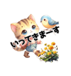 猫だもの (Spring ver.）（個別スタンプ：3）