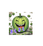 ハロウィンよう野菜（個別スタンプ：6）