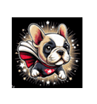 スーパーわん(French bulldog) Sticker（個別スタンプ：6）