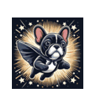 スーパーわん(French bulldog) Sticker（個別スタンプ：9）