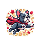 スーパーわん(French bulldog) Sticker（個別スタンプ：12）