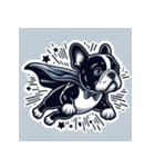 スーパーわん(French bulldog) Sticker（個別スタンプ：15）