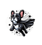 スーパーわん(French bulldog) Sticker（個別スタンプ：16）