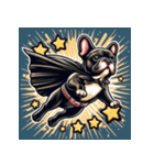 スーパーわん(French bulldog) Sticker（個別スタンプ：17）