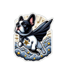 スーパーわん(French bulldog) Sticker（個別スタンプ：32）