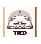ふわふわペルシャ猫の大冒険（個別スタンプ：6）