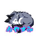 Wolf ＆ Puppy（個別スタンプ：4）