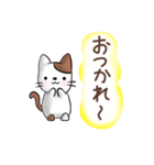 可愛い♡猫のお返事・挨拶スタンプ（個別スタンプ：5）