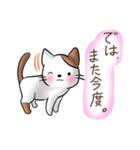 可愛い♡猫のお返事・挨拶スタンプ（個別スタンプ：17）