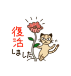 挨拶充実❣️毎日使える【トラ猫:猫詰合せ】（個別スタンプ：28）