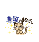 挨拶充実❣️毎日使える【トラ猫:猫詰合せ】（個別スタンプ：29）