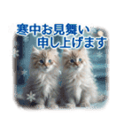 ずっと使える【敬語】猫♡花＆sweets（個別スタンプ：40）