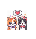 *毎日使える*LOVEねこスタンプ（個別スタンプ：4）