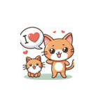 *毎日使える*LOVEねこスタンプ（個別スタンプ：6）