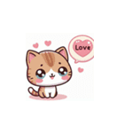 *毎日使える*LOVEねこスタンプ（個別スタンプ：7）