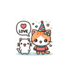 *毎日使える*LOVEねこスタンプ（個別スタンプ：12）