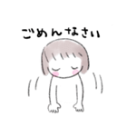 泣き笑い。表情豊かな女の子（個別スタンプ：2）