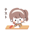 モノトーンPonyちゃん・JK（個別スタンプ：27）