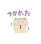 おこげ色ねこスタンプ（文字あり）（個別スタンプ：8）