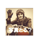 バイク乗り（男性・ツーリング用）（個別スタンプ：3）