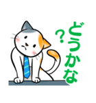 サラリーマン猫田氏の「誘い誘われ言葉」（個別スタンプ：6）