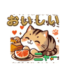 チャーミングネコねこ（個別スタンプ：5）