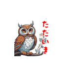 フクロウのつぶやき。。（個別スタンプ：34）