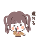 モノトーンTwinちゃん・JK（個別スタンプ：34）