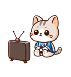 ユニホームねこ（個別スタンプ：24）