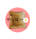 食パン日常使いスタンプ⭐︎大人⭐︎シンプル（個別スタンプ：5）