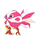 戯画金魚（個別スタンプ：22）