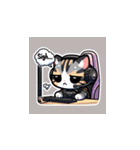 Cat in FPS Action: Anime Stickers（個別スタンプ：6）